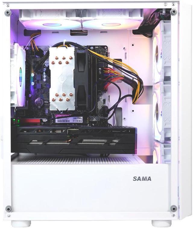 Alt view image 2 of 7 - SEJISHI Gaming PC Computer AMD Ryzen 5 3600 3.6GHz to 4.2GHz, NVIDIA GeForce RTX 3070,16GB DDR4 3200MHz,NVME M.2 1TB SSD, Win11 Ready, Gaming Desktop Computer (R5 3600 | RTX 3070 Black)