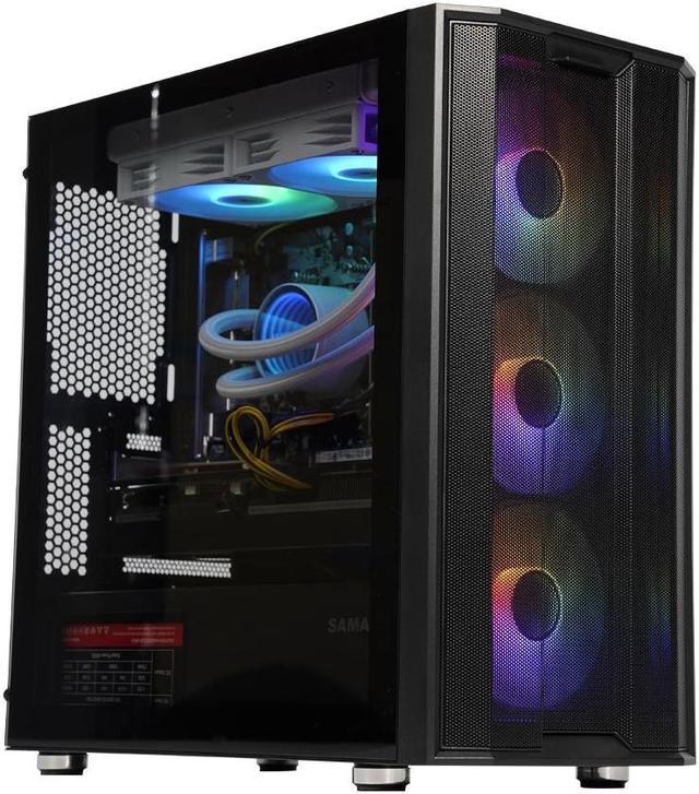 SEJISHI Gaming PC Computer AMD Ryzen 7 5700X 3.4 GHz, NVIDIA GeForce RTX  3080,32GB(16G*2) DDR4 3200MHz,NVME M.2 1TB SSD, 850W, sjs240Liquid-Cooled,  ...