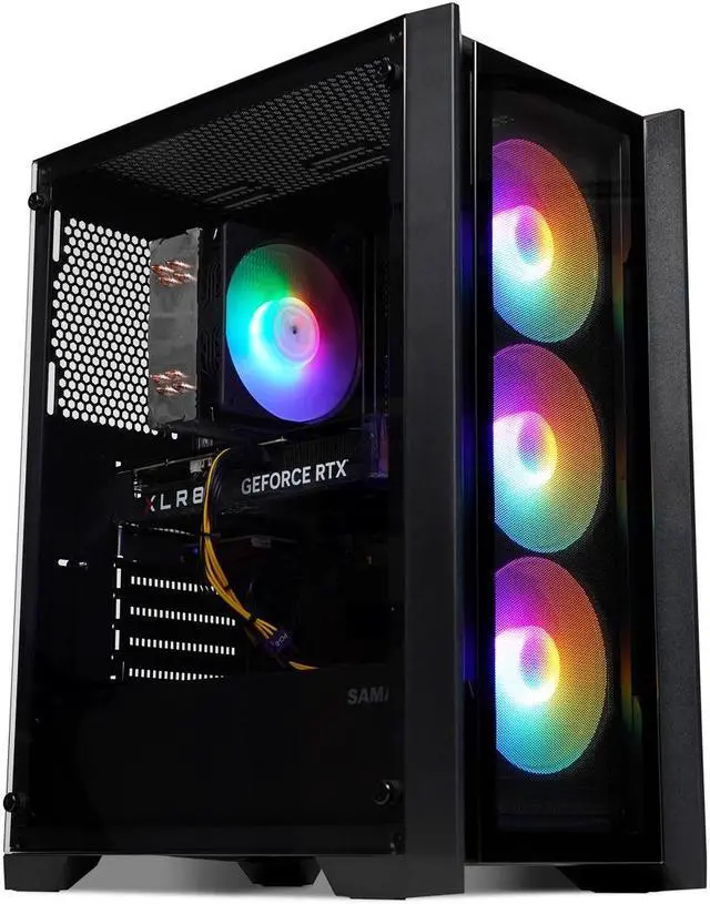 Main image of SEJISHI Gaming Pc Computer Intel i7 12700KF 3.6GHz, GeForce AX RTX 4060Ti,32GB DDR4 RAM, 3200MHz NVME M.2 1TB SSD, 600WPSU, Win 11 Ready, Gaming Desktop Computer(i712700KF| RTX 4060 Ti)