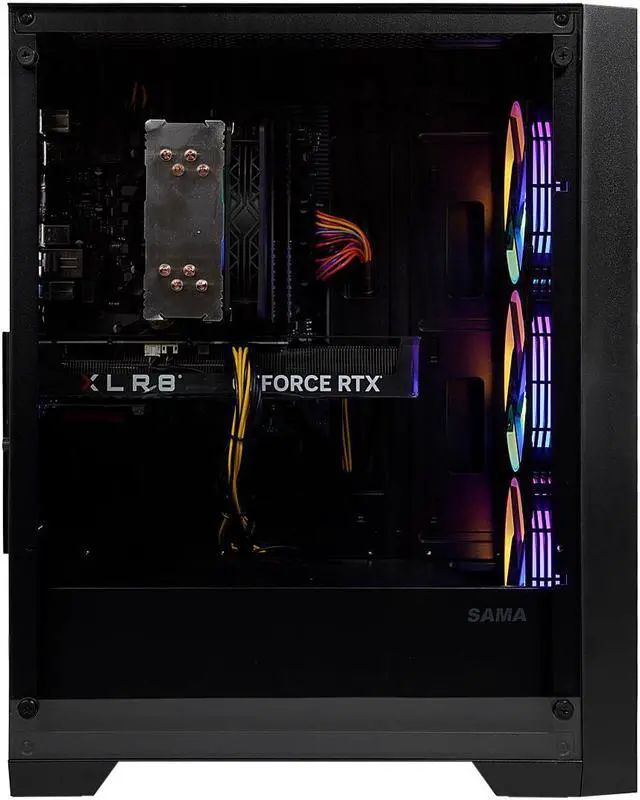 Alt view image 7 of 7 - SEJISHI Gaming Pc Computer Intel i7 12700KF 3.6GHz, GeForce AX RTX 4060Ti,32GB DDR4 RAM, 3200MHz NVME M.2 1TB SSD, 600WPSU, Win 11 Ready, Gaming Desktop Computer(i712700KF| RTX 4060 Ti)