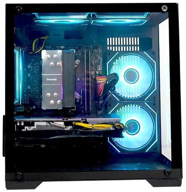 Alt view image 4 of 7 - SEJISHI Gaming Desktop, Intel i5 12400F, NVIDIA RTX 3060 12GB,16GB DDR4 RAM, 1TB M.2 NVMe SSD, Windows 11 home,Air Cooler, RGB Fans,Full View Tempered Glass Case,Pc for Gaming (i5 12400F|RTX3060)