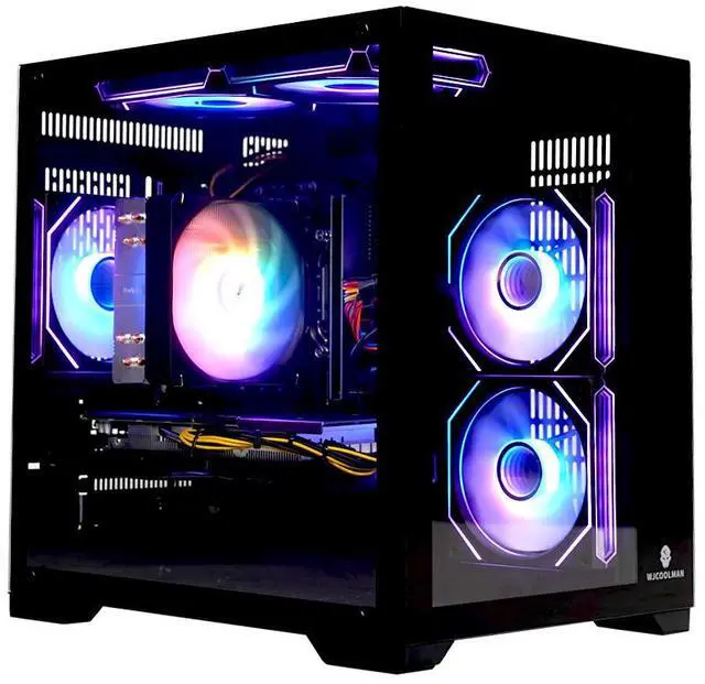 Main image of SEJISHI Gaming Desktop, Intel i5 12400F, NVIDIA RTX 3060 12GB,16GB DDR4 RAM, 1TB M.2 NVMe SSD, Windows 11 home,Air Cooler, RGB Fans,Full View Tempered Glass Case,Pc for Gaming (i5 12400F|RTX3060)