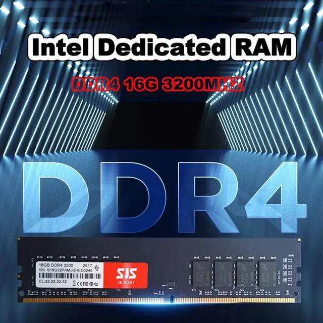 Alt view image 4 of 7 - SEJISHI Memory 16GB DDR4 3200MHz Intel Specific Desktop Memory Micron Die 1.2V RAM