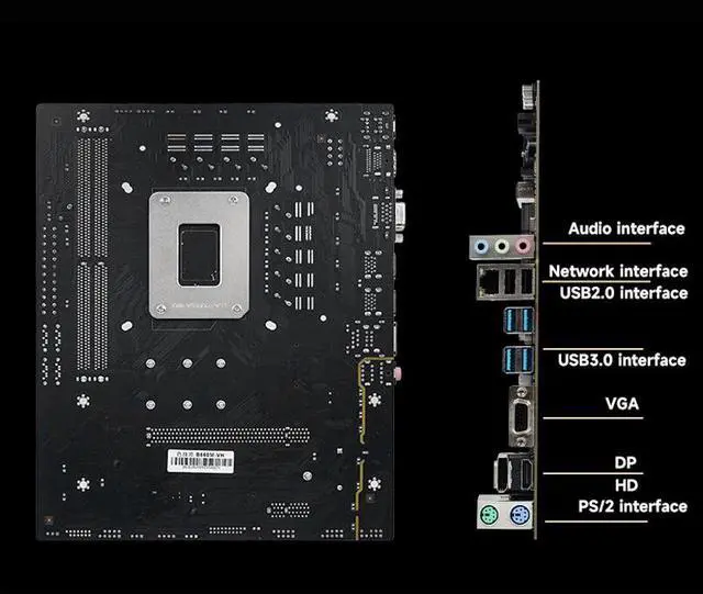 Alt view image 5 of 7 - SEJISHI B660M-VH Motherboard,Intel B660,LGA 1700,M-ATX Motherboard,with DDR4,Dual M.2,PCIe 4.0,USB 3.2 Gen2 Type-C,DDR4