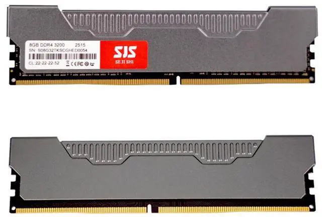Alt view image 3 of 7 - SEJISHI Memory 8GB DDR4 3200MHz (PC4 25600) With Heatsink for Desktop Memory Samsung Die 1.2V RAM