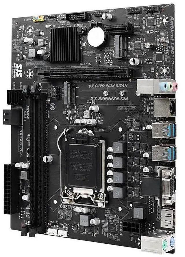 Alt view image 3 of 7 - SEJISHI mothderboards H470-VH;DDR4 LGA 1200 Intel H470 SATA 6Gb/s Mini ITX