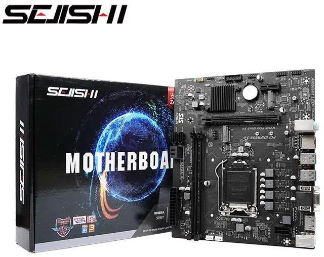 Alt view image 2 of 7 - SEJISHI mothderboards H470-VH;DDR4 LGA 1200 Intel H470 SATA 6Gb/s Mini ITX