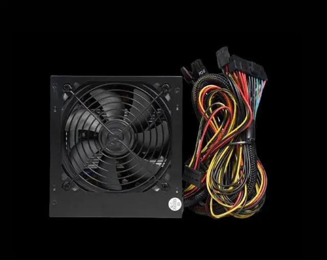 Alt view image 5 of 7 - SEJISHI 600W Power Supply 80 Plus Certified Fixed Cable Non-Modular ATX PSU Active PFC SLI Crossfire Ready Gaming PC Computer Switching Power Supply