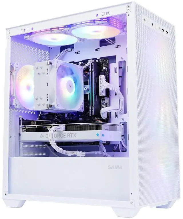 Main image of SEJISHI(R7 5700X+RTX 4060) Gaming PC AMD Ryzen 7 5700X 3.4GHz to 4.6GHZ, NVIDIA GeForce RTX4060,32GB(16G*2)DDR4 3200MHz,M.2 1TB SSD,600W psu,Win 11 Ready, Gaming Desktop computer