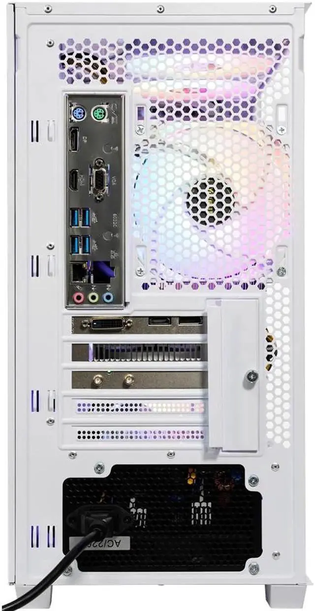 Alt view image 4 of 7 - SEJISHI Gaming PC AMD Ryzen 5 5500 3.6GHz to 4.2GHz, NVIDIA GeForce RTX 2060s,16GB(8G*2) DDR4 3200MHz,NVME M.2 1TB SSD,600W,Win 11 Ready, Gaming Desktop Computer (R5 5500 | RTX 2060s)