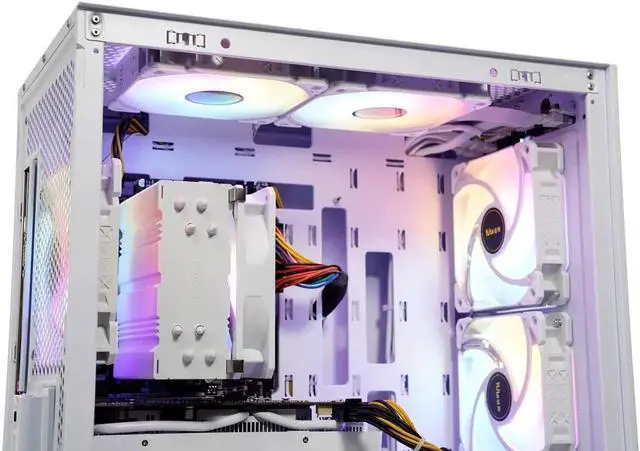 Alt view image 6 of 7 - SEJISHI Gaming PC AMD Ryzen 5 5500 3.6GHz to 4.2GHz, NVIDIA GeForce RTX 2060s,16GB(8G*2) DDR4 3200MHz,NVME M.2 1TB SSD,600W,Win 11 Ready, Gaming Desktop Computer (R5 5500 | RTX 2060s)