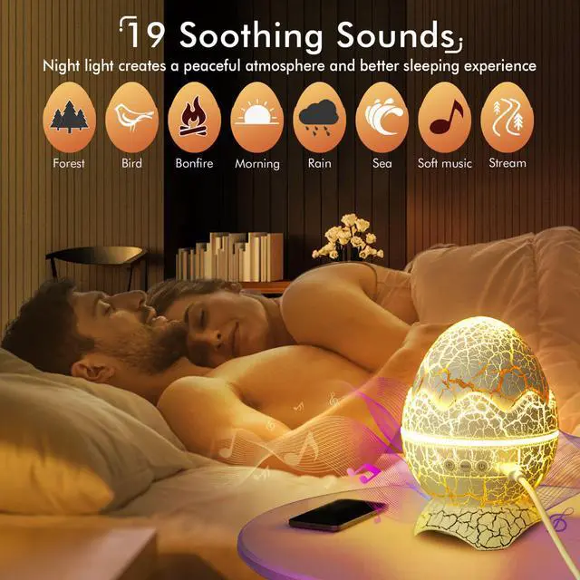 Alt view image 5 of 7 - ROSSETTA Star Projector For Indoor - Bedroom Celling Light - Dinosaur Egg - Aurora Light