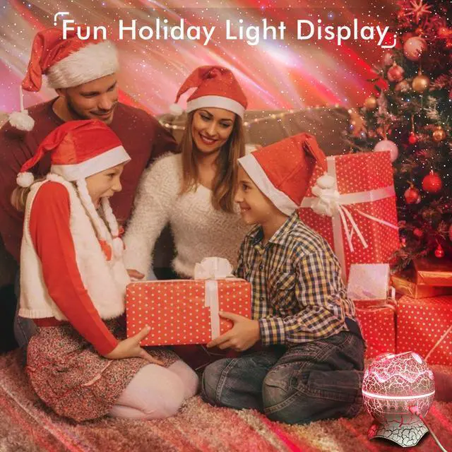 Alt view image 7 of 7 - ROSSETTA Star Projector For Indoor - Bedroom Celling Light - Dinosaur Egg - Aurora Light