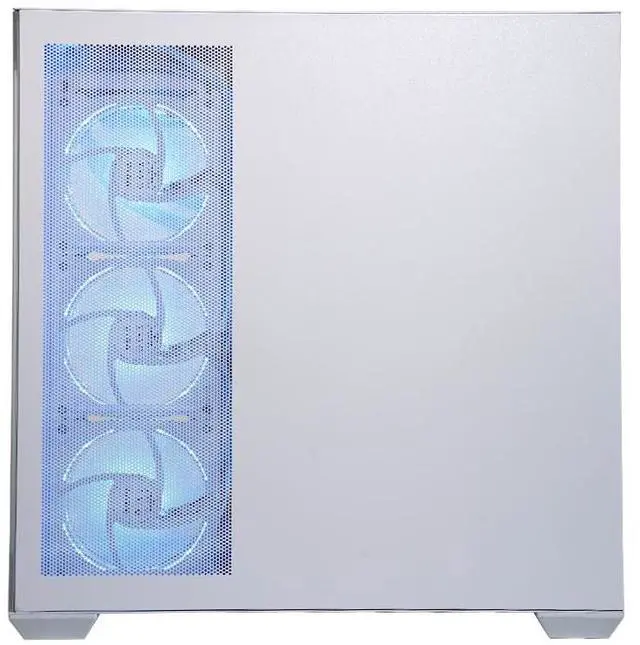 Alt view image 6 of 7 - HUIJINSHANG Gaming PC,Intel i7-14700F,RTX5060TI 16G 128Bit,32GB(16*2) 6000MHz DDR5 RAM With Lights,NVMe 1TB M.2 SSD,Windows 11,Pure White Full View Case,Adjustable Light Color(i7 14700F|RTX 5060TI)