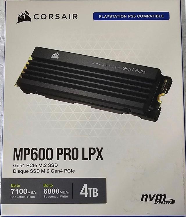 Refurbished: Corsair MP600 PRO LPX M.2 2280 4TB PCI-Express 4.0 x4