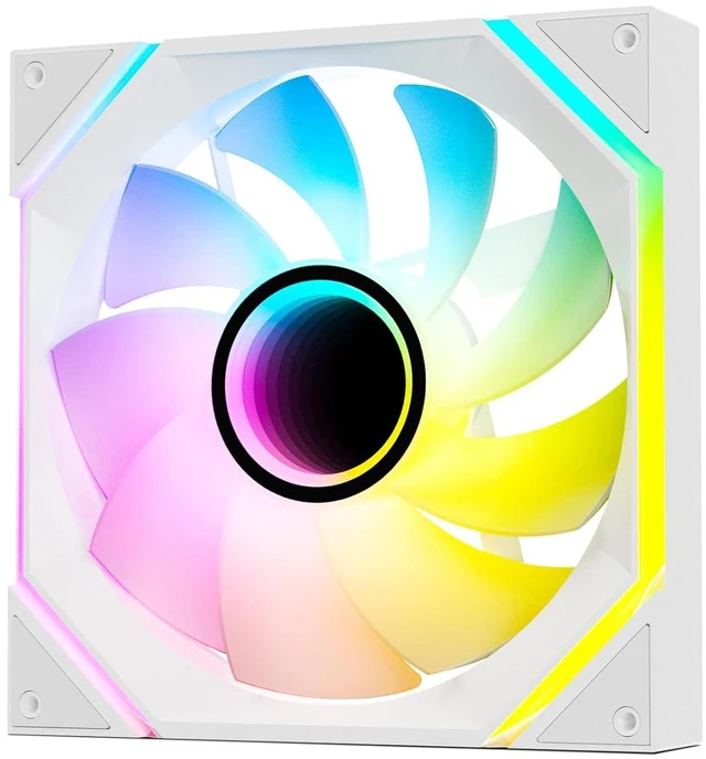 DARKROCK R140 140mm Reverse Blade Infinity Mirror Design PC Fan with ...