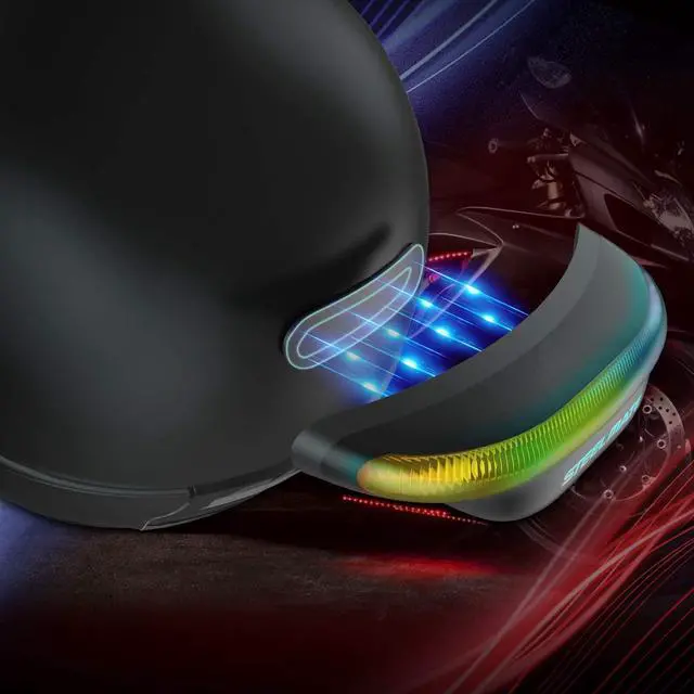 Alt view image 4 of 7 - STEELMATE Iron Sheet Suitable for H3 and H2 Motorcycle Helmet Light