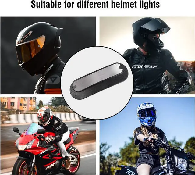Alt view image 6 of 7 - STEELMATE Iron Sheet Suitable for H3 and H2 Motorcycle Helmet Light