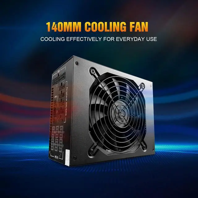 Alt view image 4 of 7 - Senkauto 1600w ATX Power Supply Full Modular 110V High Power PSU for Computer PC Case