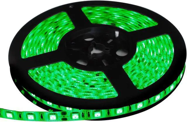 Alt view image 5 of 6 - Green LED Strip Light NON-Waterproof 12V DC High Density SMD 3528 300 LEDs/M 16.4 ft/5M Flexible Tape for Room Bedroom Car Christmas Gaming Boat Home Bar Outdoor Indoor Decoration