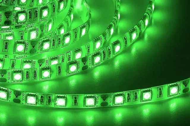 Alt view image 6 of 6 - Green LED Strip Light NON-Waterproof 12V DC High Density SMD 3528 300 LEDs/M 16.4 ft/5M Flexible Tape for Room Bedroom Car Christmas Gaming Boat Home Bar Outdoor Indoor Decoration