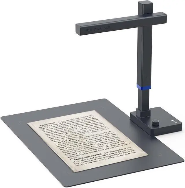 Main image of CZUR Shine Ultra Smart Portable Document Scanner, USB Book Scanner with OCR Auto-Flatten & Deskew, Document Camera for Desktop/Laptop, Capture Size A3, Compatible with Windows & Mac OS