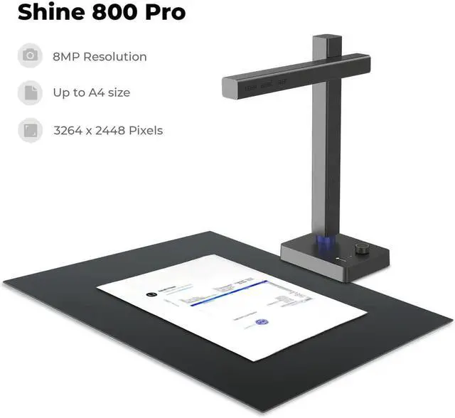 Main image of CZUR Shine 800 Pro High-Speed Document Camera Smart Scanner OCR MacOS & Windows