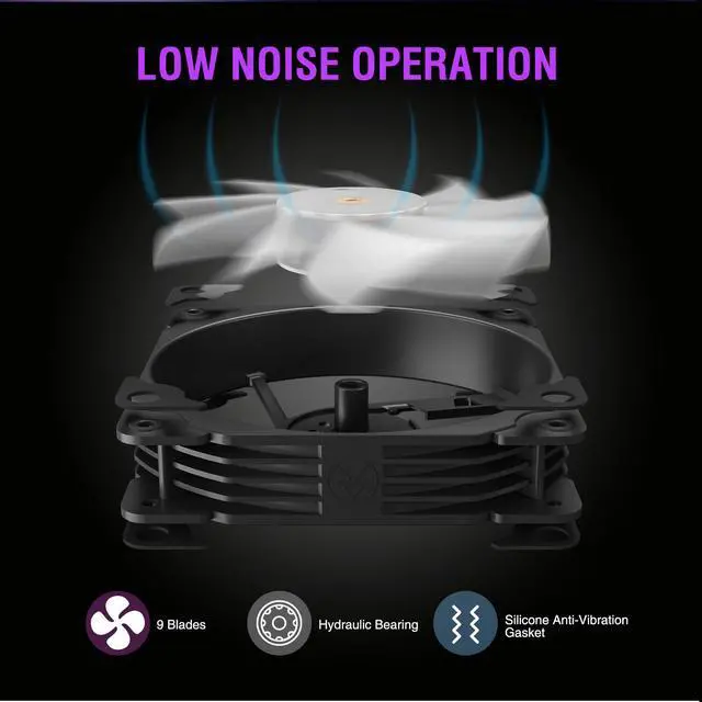 Alt view image 5 of 7 - Vetroo V240 Liquid CPU Cooler 240mm Addressable RGB Pump PWM & FDB Fans AIO Water Cooler with Controller Hub for Intel LGA 1700/1200/115X AMD AM5/AM4 for Gaming Console - Black