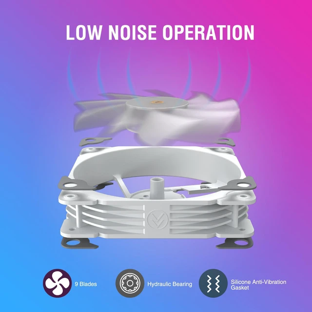 Alt view image 11 of 14 - Vetroo V240 White Liquid CPU Cooler 240mm Addressable RGB & PWM Pump & Fans 250W TDP AIO Water Cooler w/Controller Hub for Intel LGA 1700/1200/115X AMD AM5/AM4