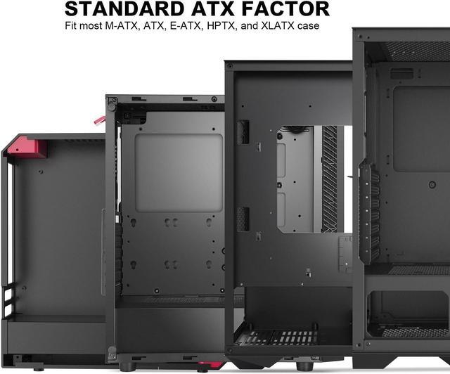 Alt view image 7 of 8 - SEGOTEP 650W 80 Plus Gold Power Supply Non-Modular with 6+2 Pin Connectors PFC Protection and RoHS Compliance 120mm Silent Fan Gaming PSU Black (5 Years Warranty)