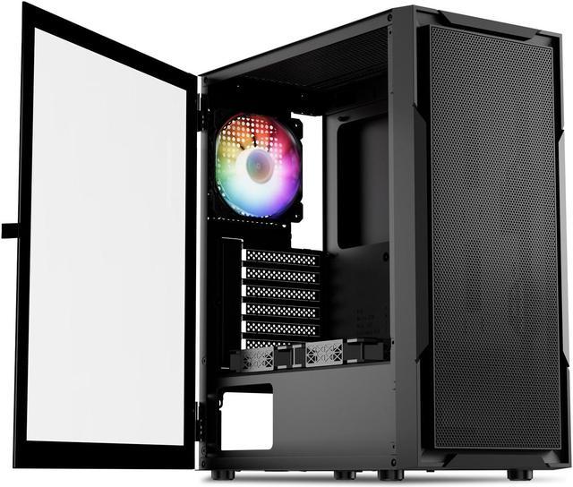 DARKROCK A8-M Black Micro-ATX Mid Tower Computer PC Case for