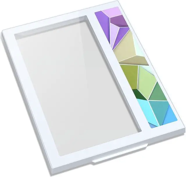 Main image of Vetroo Front Panel with Addressable RGB LED Strip Colorful Mosaics Replacement Panel Only for AL700 ATX PC Case - White