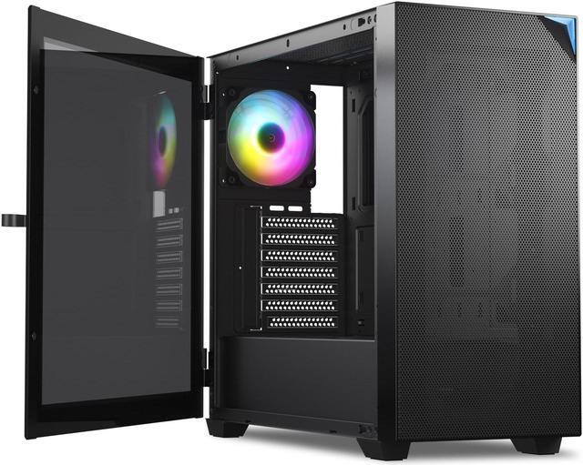 Vetroo AL800 Black E-ATX Full Tower PC Gaming Case with 4mm Vetroo AL800 Black E-ATX Full Tower PC Gaming Case with 4mm