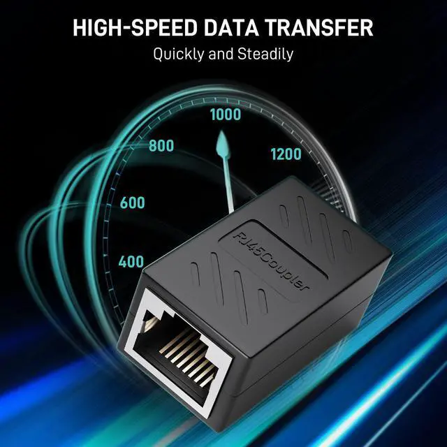 Alt view image 5 of 7 - DARKROCK Network Coupler 10 Packs Ethernet Coupler RJ45 Coupler for Cat7/Cat6/Cat5e/Cat5 Ethernet Cable Extender Adapter High Speed Data Transfer Plug-and-Play with Easy Snap-in Retaining Clip