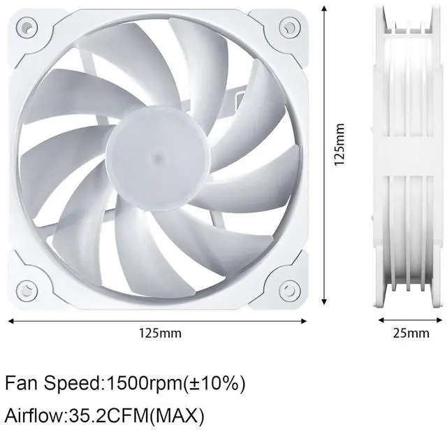 Alt view image 3 of 7 - VETROO AL800 Full Tower Pink PC Computer Case - 3 Pcs White 120mm ARGB Fan, Door Opening Design Tempered Glass, E-ATX/ATX Support, Adjustable LED Strip, Pre-Installed ARGB & PWM FDB Fan in Rear