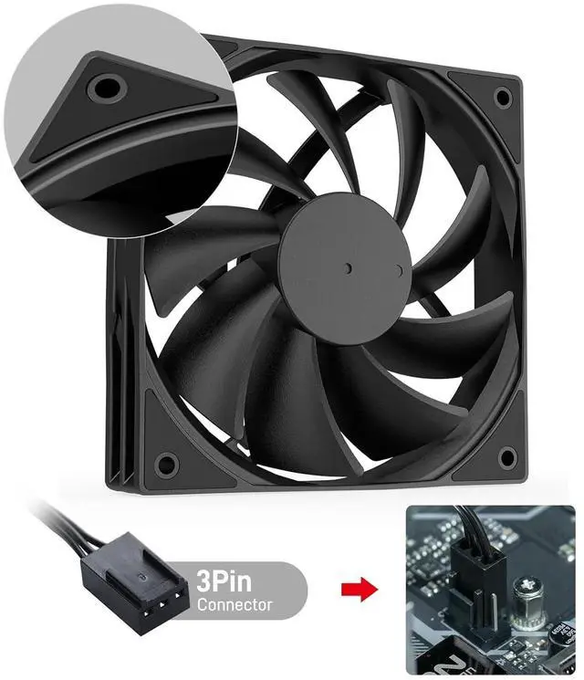 Alt view image 7 of 7 - DARKROCK Classico Max Storage Master E-ATX Computer Case with 7x120mm Black Fan, 10 x3.5 HDD+3 x2.5 SDD USB 3.0 Ready, 360mm Radiator Supported, Vertical Slots for GPU Vertically Mount - Black