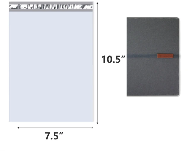 Alt view image 2 of 7 - 100 Packs 7.5 x 10.5 Inchs White Poly Mailers Envelopes Shipping Bags with Self Sealing Adhesive Strip, Waterproof & Tearproof Postal Bags Lightweight Shipping Mailers Bags 7.5" x 10.5"