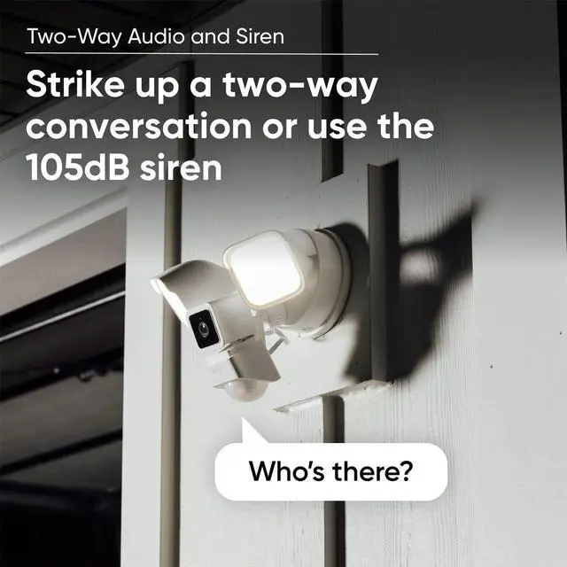 Alt view image 5 of 11 - Wyze Cam Floodlight 1080p HD IP65 Outdoor Smart Surveillance Camera