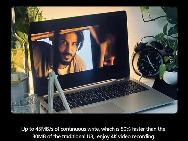 Alt view image 4 of 7 - UMEMORY UF100 32GB Micro SD Card U3 A1, 100MB/s Read, High-Endurance TF Memory Card for Cameras, Drones, Security Systems & Smartphones