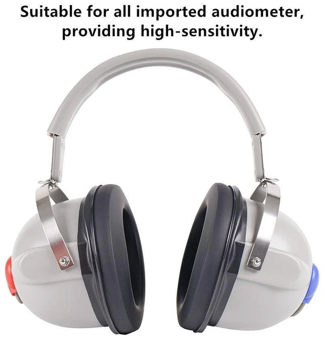 Main image of GANGXUN Audiometer Headphones, Supra-Aural Air Conduction Testing Headset for Pure Tone Hearing Tests, High Sensitivity, 3.5mm