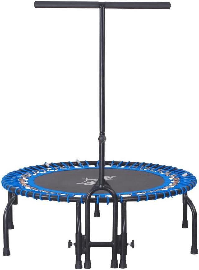 Airzone 38" Bungee Trampoline/ Exercise Rebounder with Blue Sports Protective Gear -