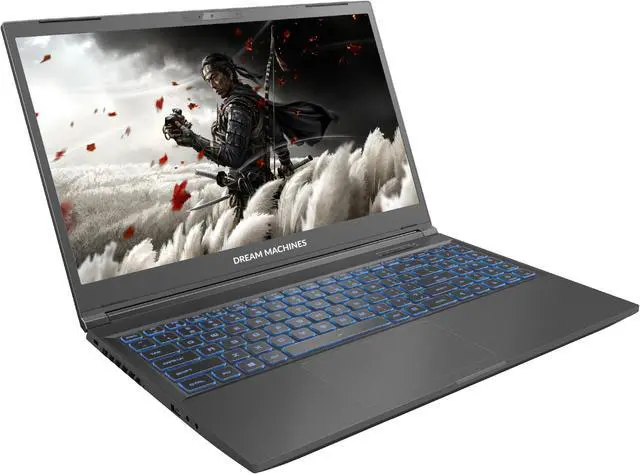 Alt view image 2 of 6 - Dream Machines RG4060-15NA52 - Intel 13th Gen i7-13620H, Nvidia RTX 4060, 15.6" 165Hz FHD (1920x1080), 1TB PCIe M.2 SSD, 32 GB (2x16 GB DDR5), Multi-Color Illuminated Keyboard