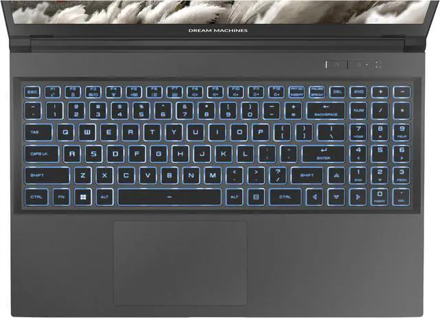 Alt view image 4 of 6 - Dream Machines RG4060-15NA52 - Intel 13th Gen i7-13620H, Nvidia RTX 4060, 15.6" 165Hz FHD (1920x1080), 1TB PCIe M.2 SSD, 32 GB (2x16 GB DDR5), Multi-Color Illuminated Keyboard