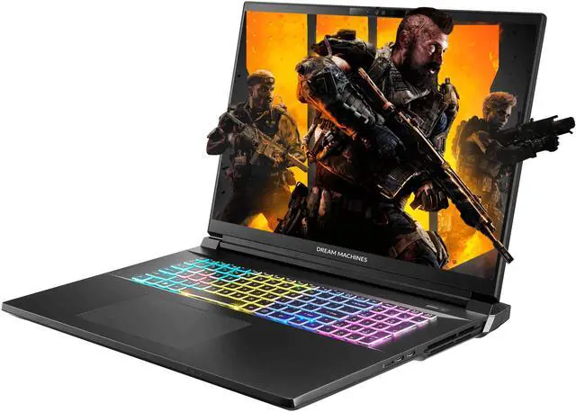 Alt view image 3 of 6 - Dream Machines - RX5090-18NA26 - Ultra 9-275HX/18" IPS (3840 x 2160) UHD+ 200Hz/RTX 5090/175W TGP/1TB M.2 SSD Gen4/32 GB with Multi-Color Per-key RGB full size keyboard