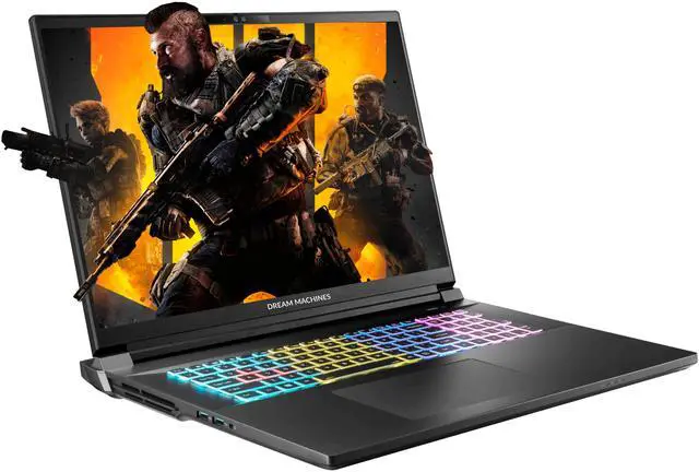 Alt view image 2 of 6 - Dream Machines - RX5090-18NA22 - Ultra 9-275HX/18" IPS (2560 x 1600) QHD+ 240Hz/RTX 5090/175W TGP/2TB M.2 SSD Gen4/32 GB with Multi-Color Per-key RGB full size keyboard