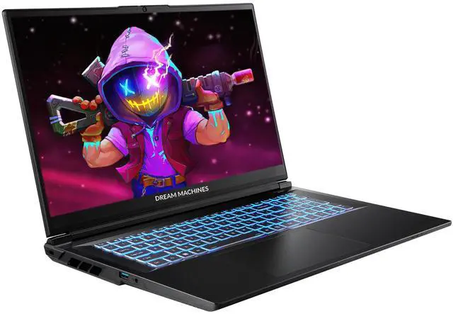 Alt view image 2 of 5 - Dream Machines - RG5070-17NA25 - Ultra 9-275HX/15.6 IPS FHD+ (1920x1200) 165Hz SRGB 100%/RTX5070/115W TGP/3rd Fan/32 GB/2TB M.2 SSD Gen4
