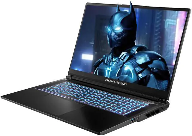 Alt view image 3 of 5 - Dream Machines - RG5070-17NA22 - i9-14900HX/15.6 IPS FHD+ (1920x1200) 165Hz SRGB 100%/RTX5070/115W TGP/3rd Fan/32 GB/2TB M.2 SSD Gen4
