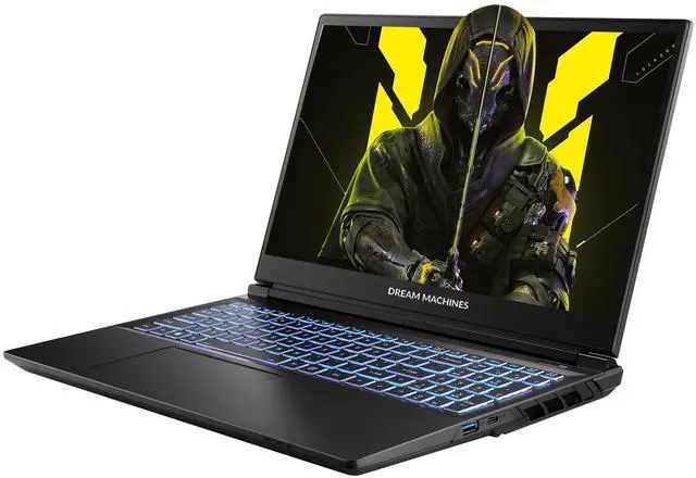 Alt view image 2 of 5 - Dream Machines - RG5070-15NA25 - Ultra 9-275HX/15.6 IPS FHD (1920x1080) 144Hz/RTX5070/115W TGP/3rd Fan/32 GB/2TB M.2 SSD Gen4