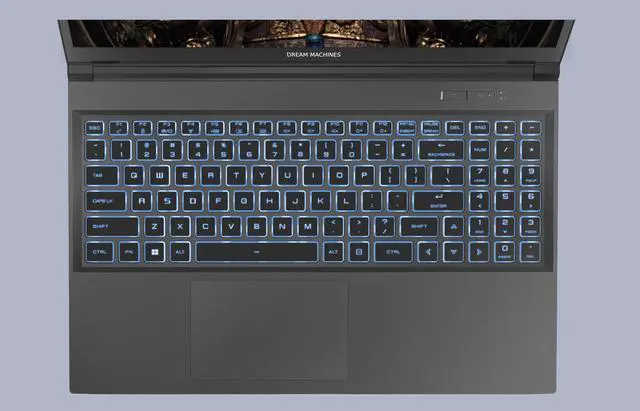 Alt view image 4 of 6 - Dream Machines RG4060-15NA50 - Intel 13th Gen i7-13620H, Nvidia RTX 4060, 15.6" 165Hz FHD (1920x1080), 512GB PCIe M.2 SSD, 16 GB (2x8 GB DDR5), Multi-Color Illuminated Keyboard