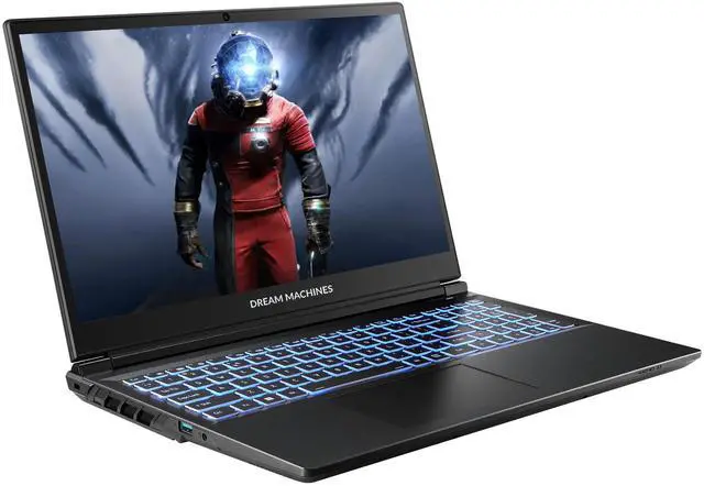 Alt view image 2 of 5 - Dream Machines RG5060-15NA31 - Intel 14th Gen i9-14900HX, Nvidia RTX 5060, 15.6" 165Hz QHD (2560x1440), 2 TB PCIe M.2 SSD, 32 GB (2x16 GB DDR5), Multi-Color Illuminated Keyboard